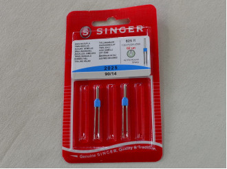 Иглы двойные машинные SINGER, цена за 1 уп (арт. 13112/90/14)