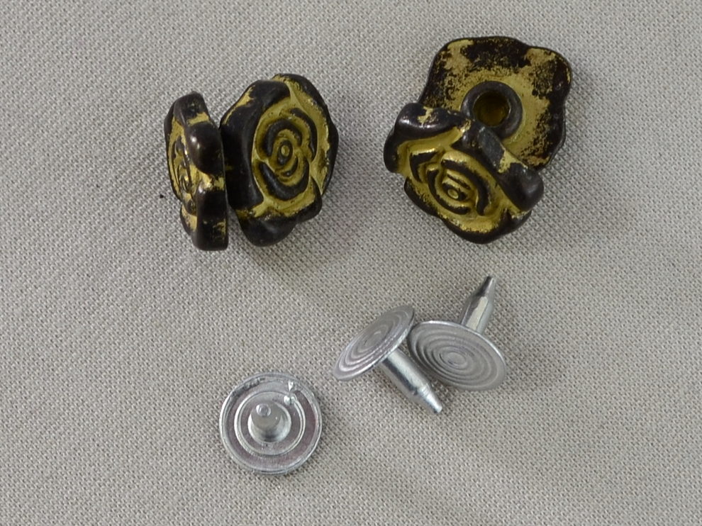 Заклёпка джинсовая, бронза, цена за 1 шт (арт.3519)