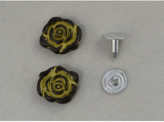 Заклёпка джинсовая, бронза, цена за 1 шт (арт.3519)