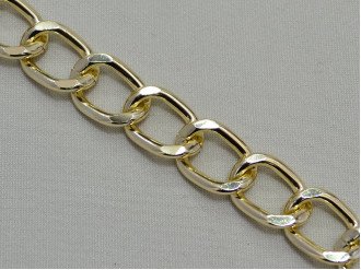 декоративная металлическая цепь (цвет gold) арт.15203-g, цена за 1 метр