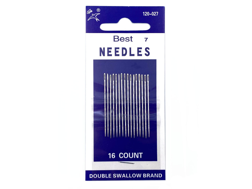 Набор иголок для шитья Best Needles 120-027-7, 16 шт, цена за 1 уп (арт.10084)