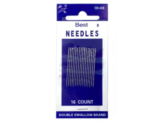 Набор иголок для шитья Best Needles 120-028-8, 16 шт, цена за 1 уп (арт.10084)