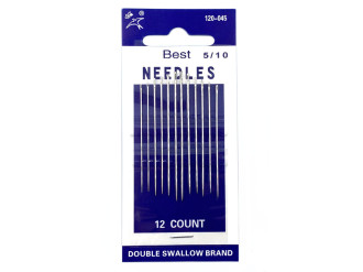 Набор иголок для шитья Best Needles 120-045-5/10, 12 шт, цена за 1 уп (арт.10084)