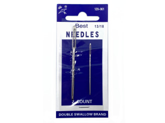 Набор иголок для шитья Best Needles 120-061-13/18, 2 шт, цена за 1 уп (арт.10084)