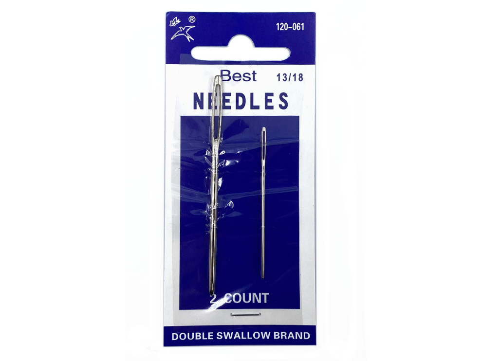 Набор иголок для шитья Best Needles 120-061-13/18, 2 шт, цена за 1 уп (арт.10084)