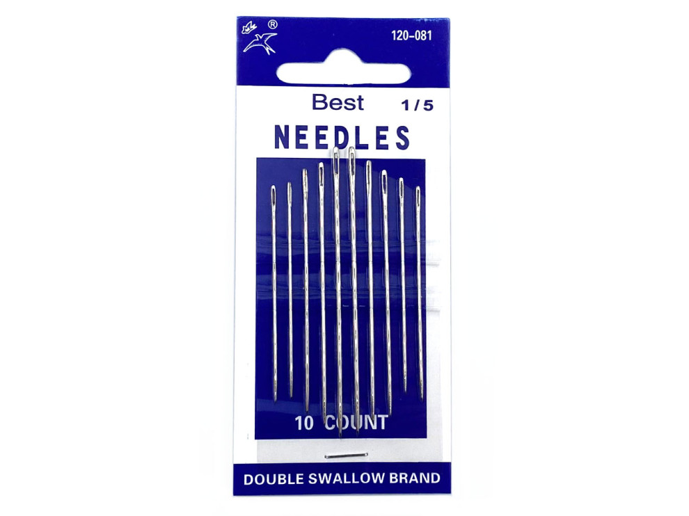 Набор иголок для шитья Best Needles 120-081-1/5, 10 шт, цена за 1 уп (арт.10084)