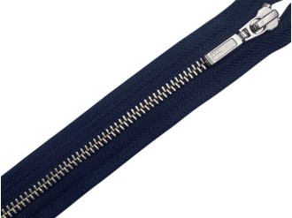 Металлическая молния никель YKK Т5, синий, цена за 1 шт (арт.14-75-058-n)
