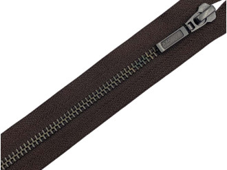 Металлическая молния темный никель YKK Т5, цена за 1 шт (арт.14-18-141-bn)