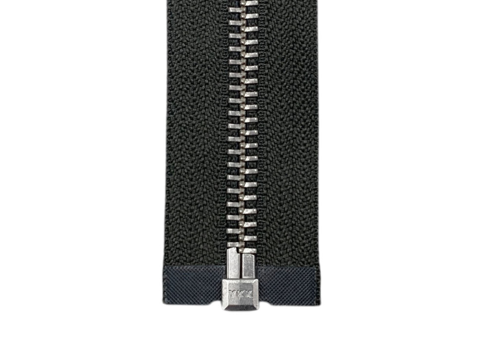 Металлическая молния никель YKK Т5, хаки, цена за 1 шт (арт.14-75-173-n)