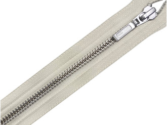Металлическая молния никель YKK Т5, молочный, цена за 1 шт (арт.14-75-801-n)