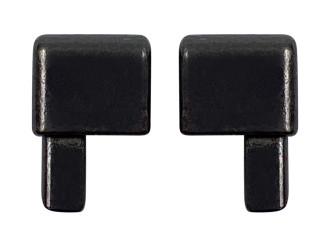 Разъемный ограничитель для молнии Т5 (гнездо), темный никель, цена за 1 шт (арт.14050-bn)