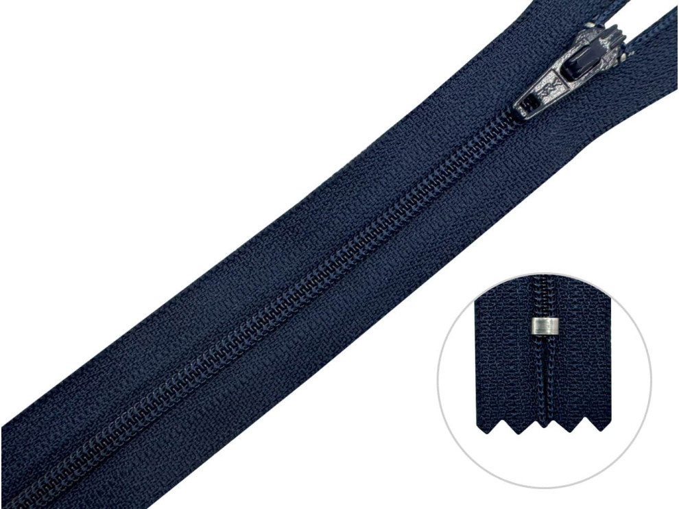 Молния брючная YKK Т3, синий, цена за 1шт (арт.20/20-058)