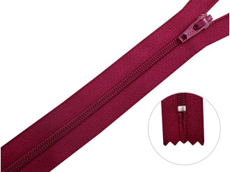 Молния брючная YKK Т3, бордо, цена за 1шт (арт.20/20-527)