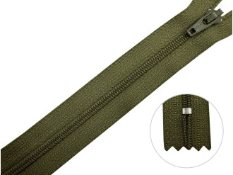 Молния брючная YKK Т3, хаки, цена за 1 шт (арт.20/20-565)