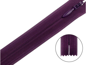 Потайная молния YKK, винный, цена за 1 шт (арт.60-230)