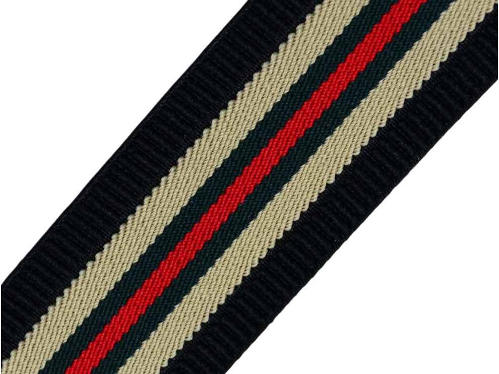 резинка текстильная расцветка GUCCI арт.15100, цена за 1 метр