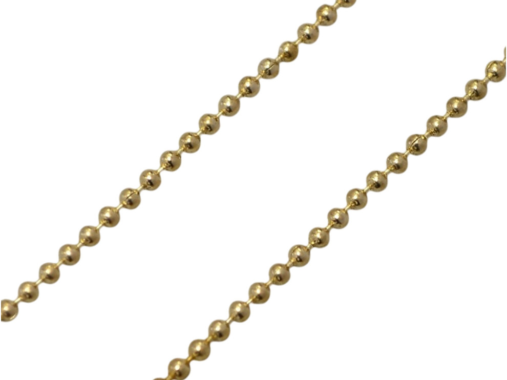 Декоративная металлическая цепь, золото, цена за 1 метр (арт.15213-g)