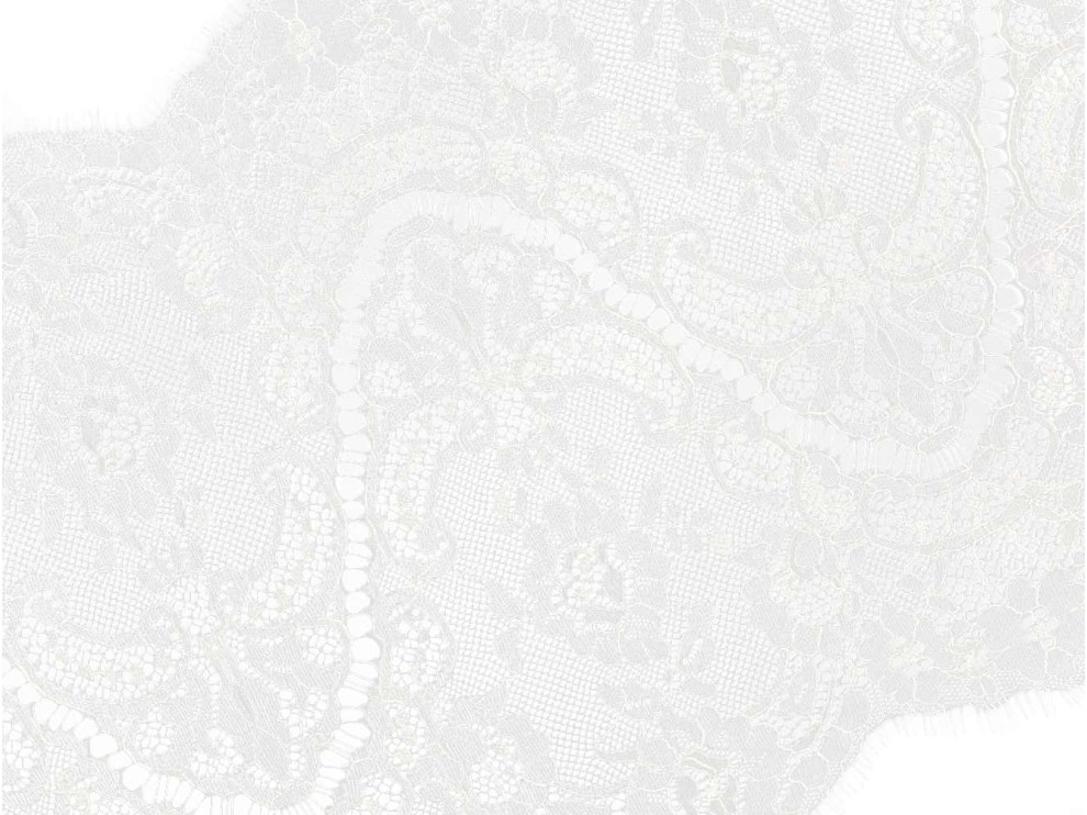 Кружево ажурное, французское 280мм, белый, цена за 1 метр (арт.16015)