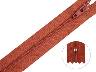 Молния брючная YKK Т3, кораловый, цена за 1 шт (арт.20/20-061)