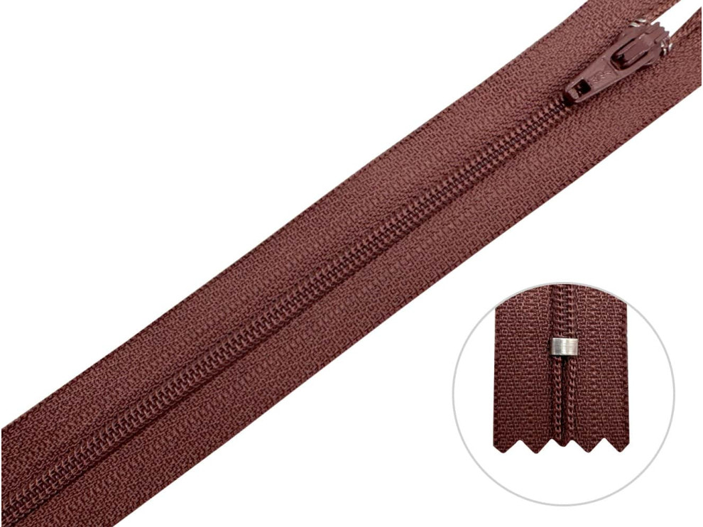 Молния брючная YKK Т3, бежево-розовый, цена за 1 шт (арт.20/20-215)