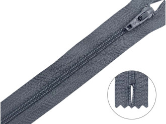 Молния брючная YKK Т3, серо-голубой, цена за 1 шт (арт.20/20-243)