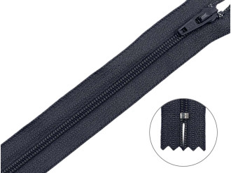 Молния брючная YKK Т3, серый, цена за 1 шт (арт.20/20-306)