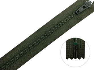 Молния брючная YKK Т3, тёмный хаки, цена за 1 шт (арт.20/20-567)