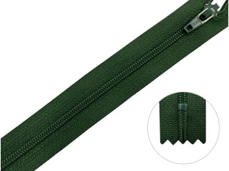 Молния брючная YKK Т3, зелёный, цена за 1 шт (арт.20/20-870)