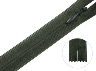 Потайная молния YKK, болотный, цена за 1 шт (арт.20-223)