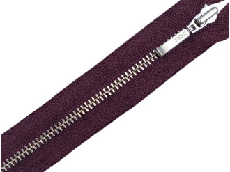 Металлическая молния никель YKK Т3, вишнёвый, цена за 1 шт (арт.24-864-n)