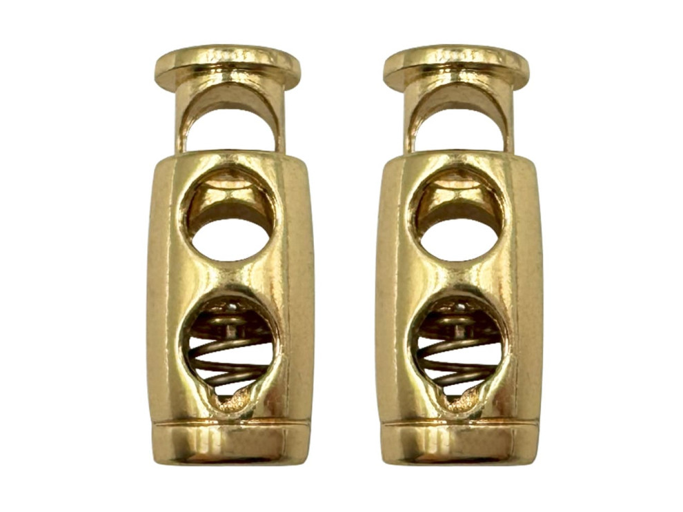Фиксатор металлический, золото, цена за 1 шт (арт.25002)