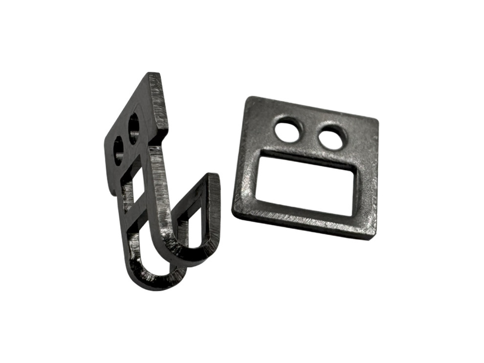 Гачок брючний, темний нікель, ціна за 1 штуку (арт.25305)
