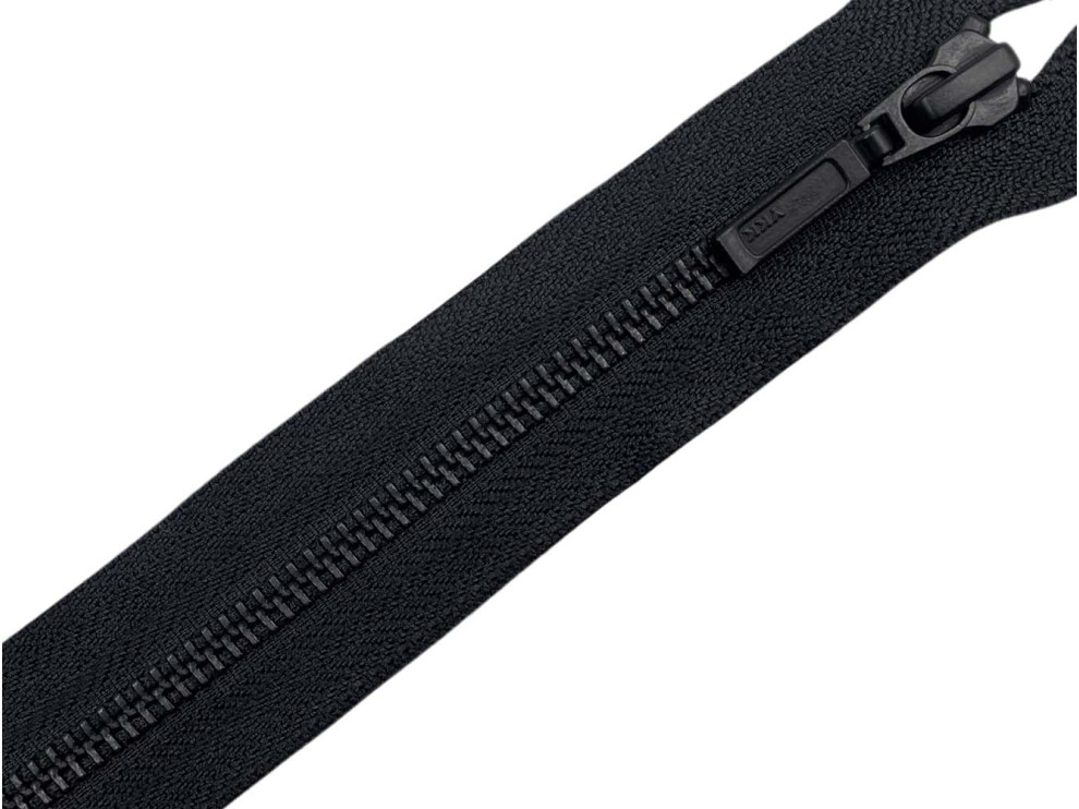 Металлическая молния черный YKK Т5, оксид, цена за 1 шт (арт.26-BL)