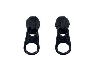 Бегунок металлический YKK Т3, черный, цена за 1 шт (арт.300-Т3-bl)