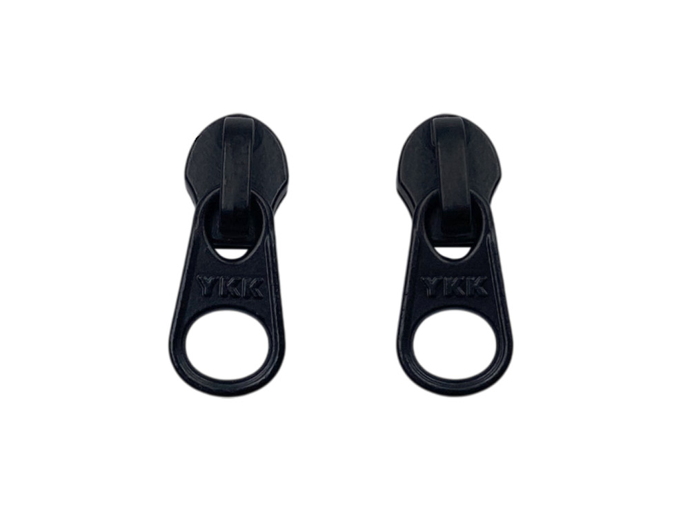 Бегунок металлический YKK Т3, черный, цена за 1 шт (арт.300-Т3-bl)