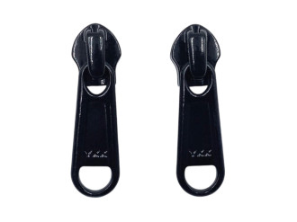 Бегунок металлический YKK Т5, черный, цена за 1 шт (арт.300-Т5-bl)