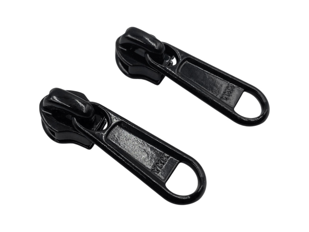 Бегунок металлический YKK Т5, черный, цена за 1 шт (арт.300-Т5-bl)
