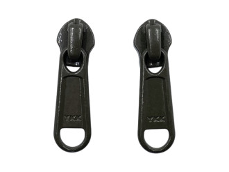 Бегунок металлический YKK Т5, хаки, цена за 1 шт (арт.300-Т5-khaki)