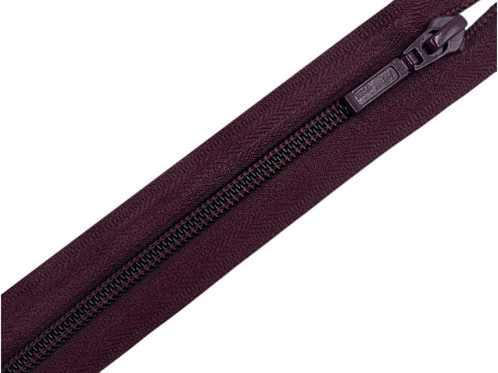Спиральная молния YKK Т5, вишнёвый, цена за 1шт (арт.33-864)