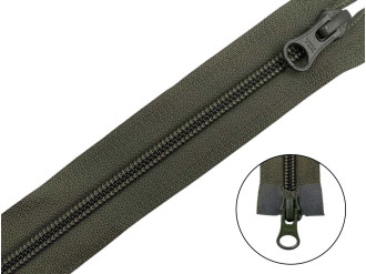 Спиральная молния кольцо YKK Т5, хаки, цена за 1шт (арт.35-565)
