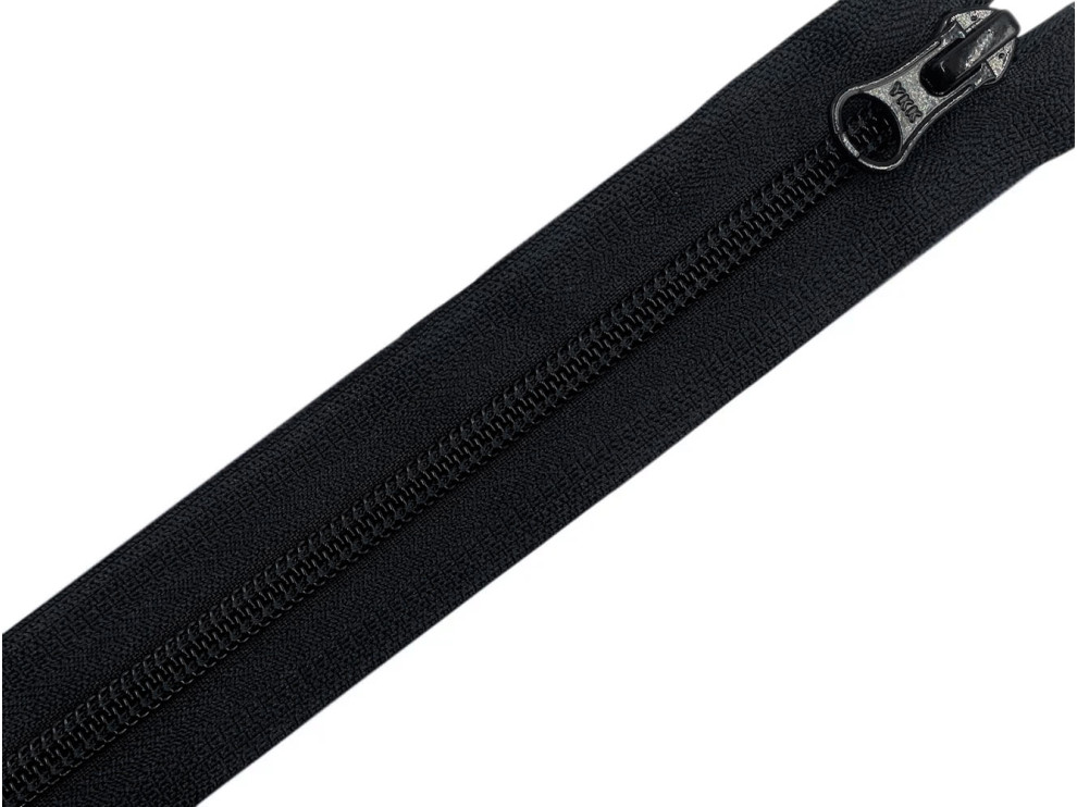 Спиральная молния кольцо YKK Т5, черный, цена за 1шт (арт.35-580)