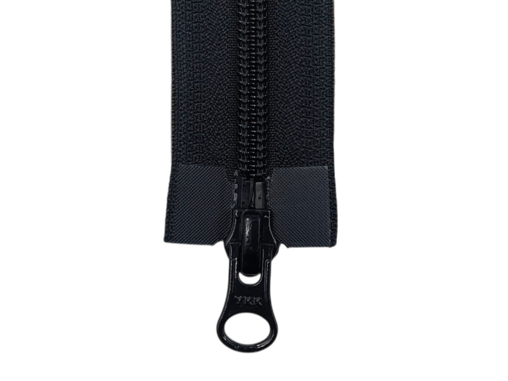 Спиральная молния кольцо YKK Т5, черный, цена за 1шт (арт.35-580)