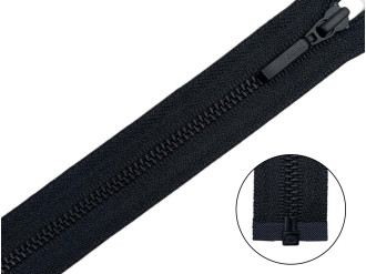 Металлическая молния YKK Т3, оксид, цена за 1 шт (арт.44-BL)