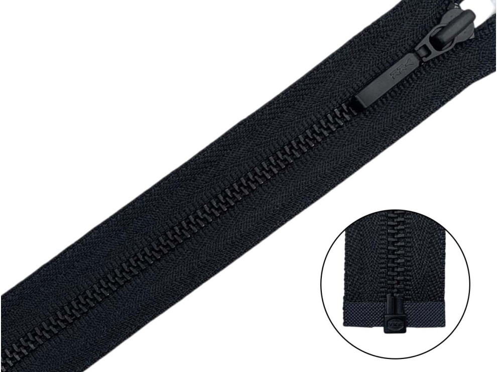 Металлическая молния YKK Т3, оксид, цена за 1 шт (арт.44-BL)