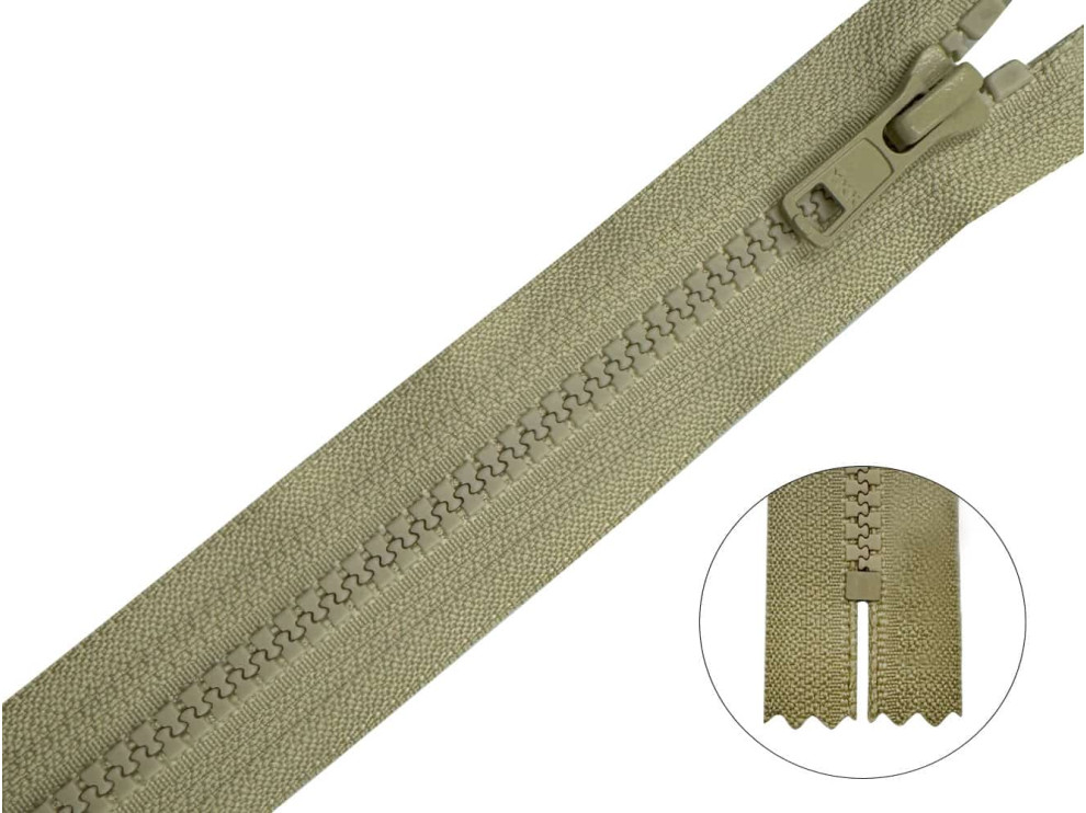 Тракторная молния YKK Т5, болотный, цена за 1шт (арт.46-884)