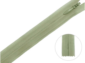 Потайная молния YKK, фисташковый, цена за 1 шт (арт.60-883)