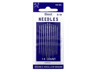 Набор иголок для шитья Best Needles 120-043-3/9, 10 шт, цена за 1 уп (арт.10084)