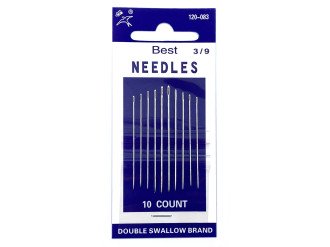 Набор иголок для шитья Best Needles 120-083-3/9, 10 шт, цена за 1 уп (арт.10084)