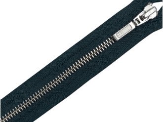 Металева блискавка нікель YKK Т5, темно-зелений, ціна за 1 шт (арт.14-75-017-n)