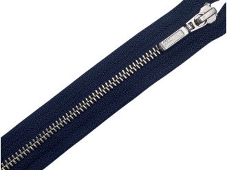 Металлическая молния никель YKK Т5, синий, цена за 1 шт (арт.14-75-058-n)